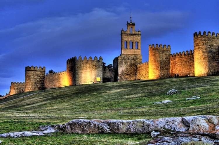 Panoramica de la muralla de Ávila