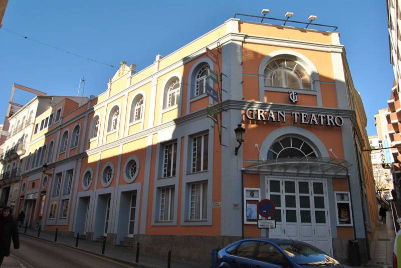 Gran Teatro de Cáceres - Fachada principal del Teatro