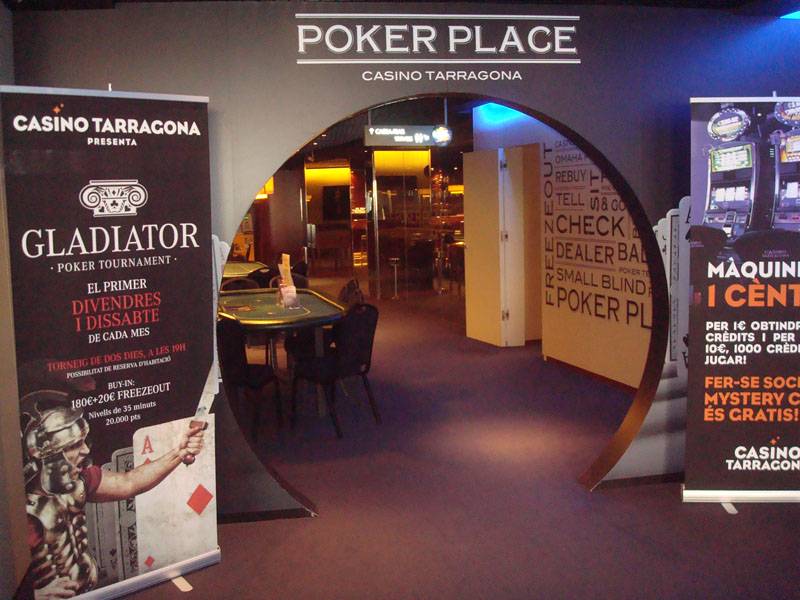 Entrada de sala de poker