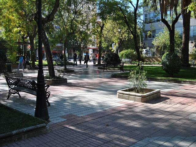 Paseo C&aacute;novas-Paseo de Calvo Sotelo - Vista general del paseo