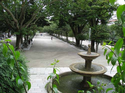 Parque de La Alameda (Carballeira de Santa Susana) - Vista interior del Parque