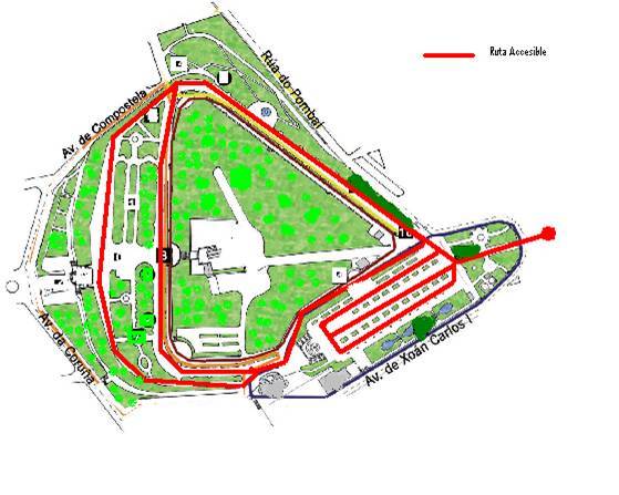 Plano del Parque de la Alameda