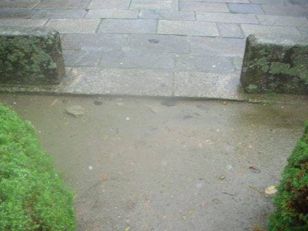 Resalte en el pavimento