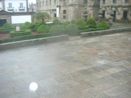 Zona peatonal de la plaza