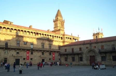 Vista de la Plaza del Obradoiro