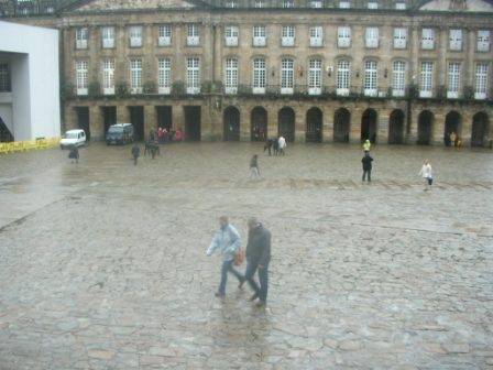 Vista de la Plaza del Obradoiro