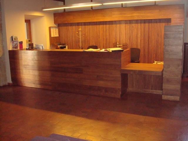 Mostrador de recepción