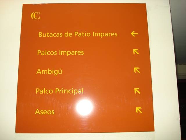 Carteles informativos
