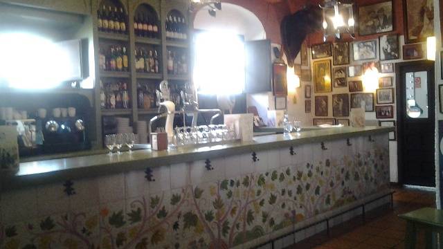 Barra de la zona de bar