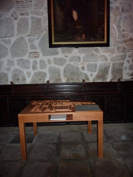 Maqueta tiflológica de la planta de la Catedral