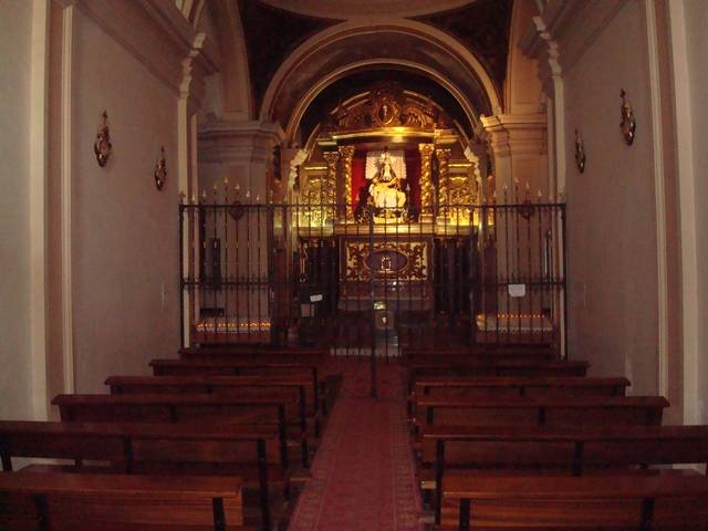 Interior de la ermita