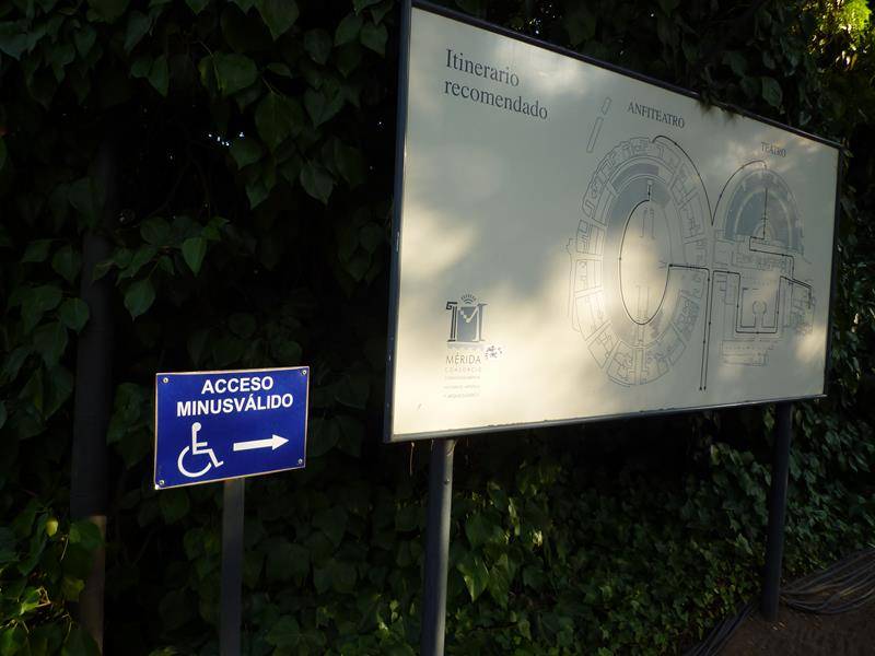 Señalización en el recorrido