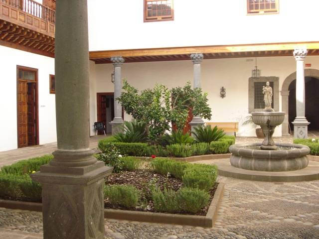 Patio típico de casa señorial de La Laguna