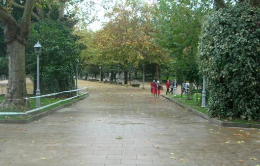 Parque de La Alameda en Santiago de Compostela