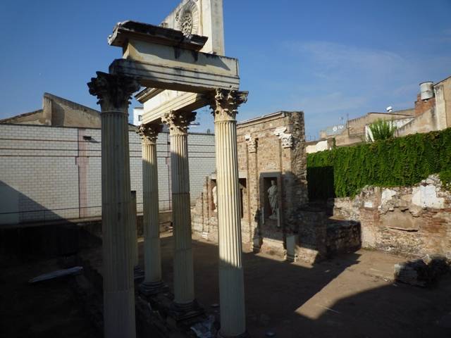 Restos romanos en Mérida