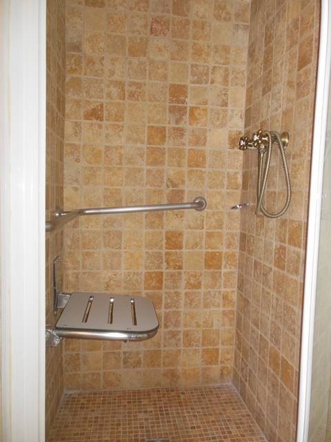 Aseo de la habitación adaptada - Ducha