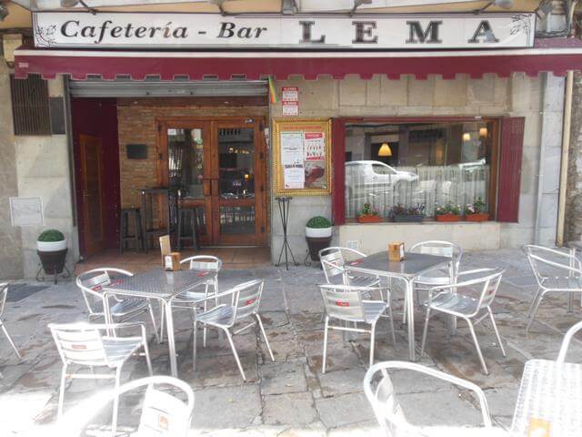 Café Lema - Fachada del establecimiento