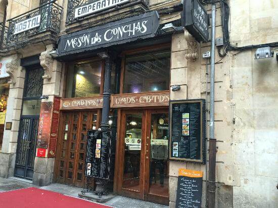 Meson Las Conchas - Fachada del establecimiento