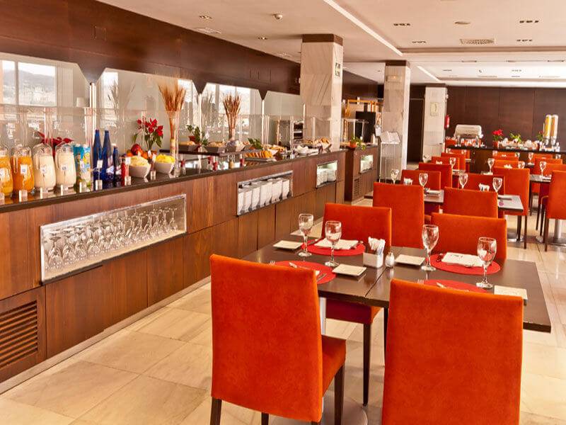 Área de restauración y buffet