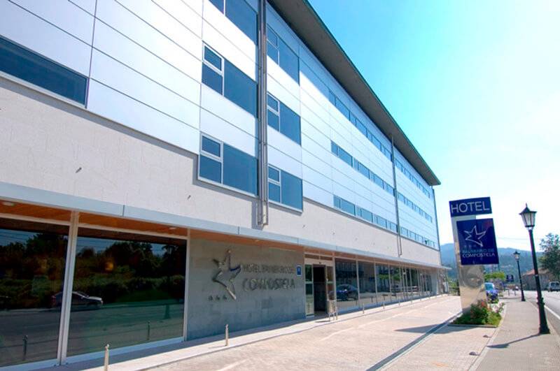 Hotel Balneariod de Compostela - Fachada principal