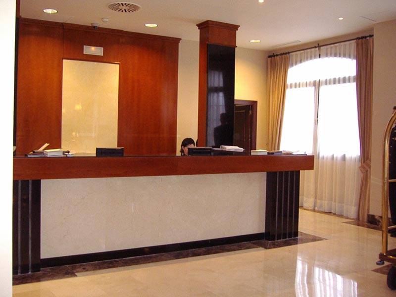 Recepción del hotel