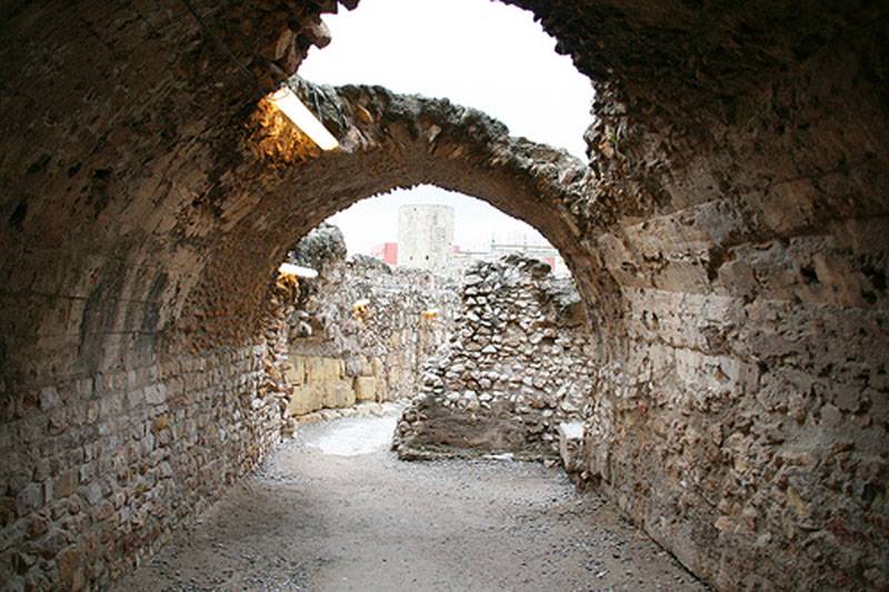 Interior de los vomitorios