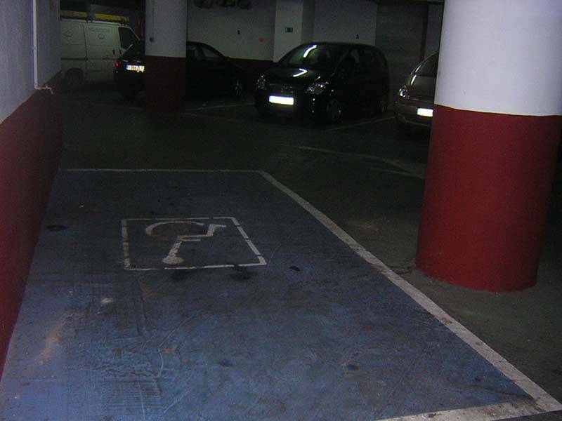 Zona de aparcamiento reservado