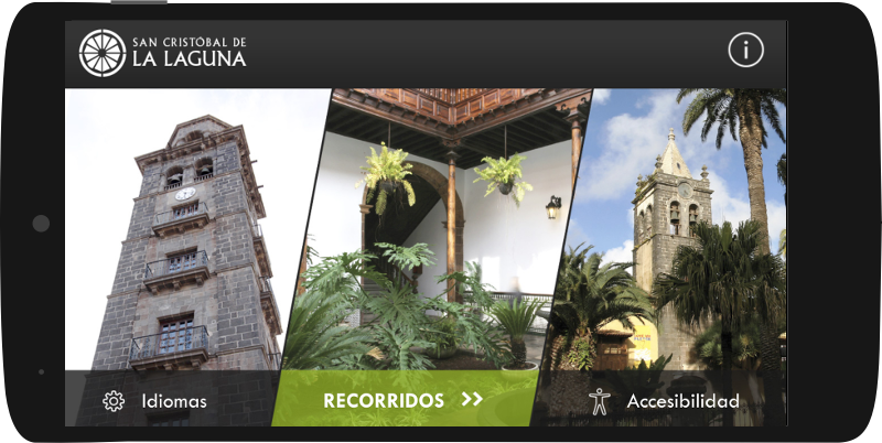 Captura de pantalla de la aplicación