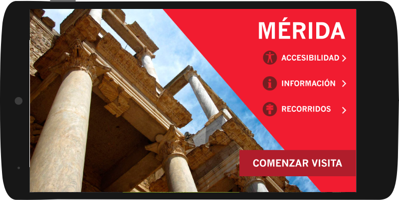 Captura de pantalla de la aplicación